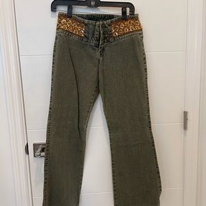 Express Beaded gem Jeans